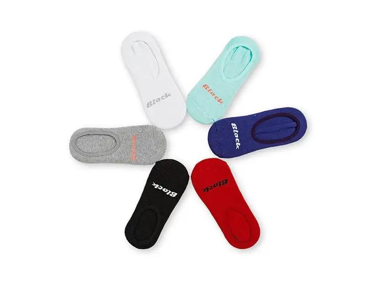 Calcetin Invisible Block No Show Unisex Aqua