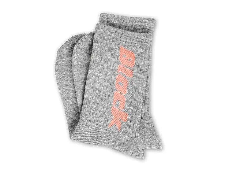 Calcetin Largo Block Unisex Gris Melange