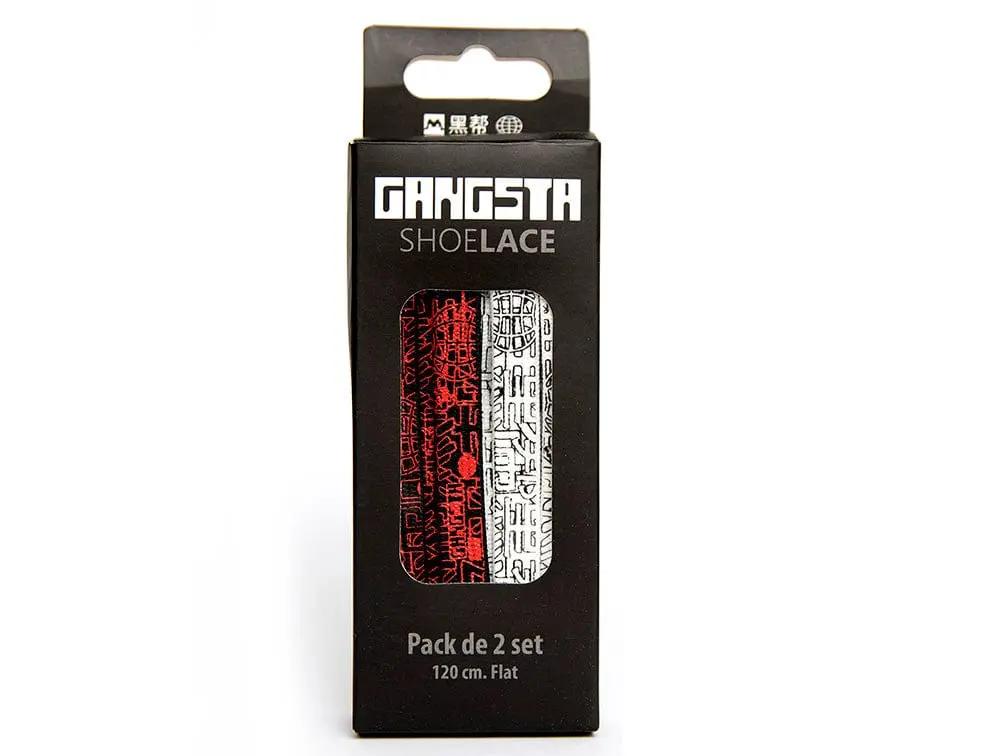 Cordones Gangsta  History Unisex Blanco