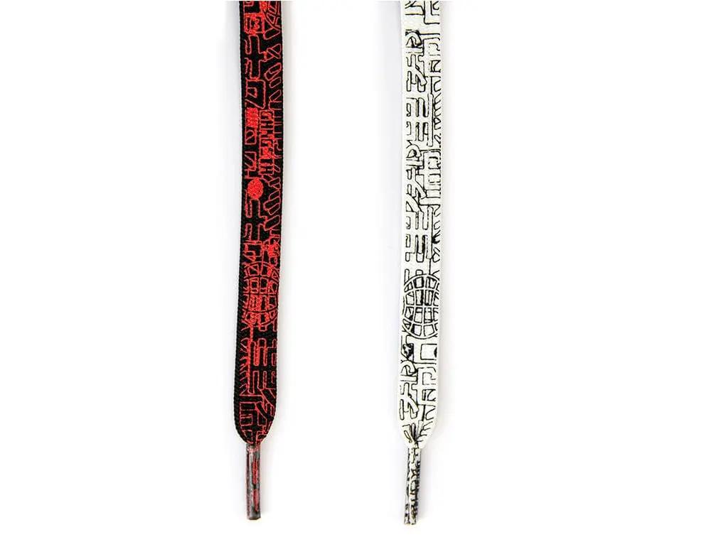 Cordones Gangsta  History Unisex Blanco