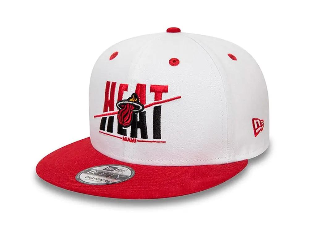 Jockey New Era Miami Heat Unisex Blanco