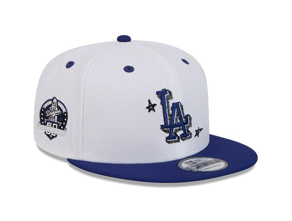 Jockey New Era 950 Los Angeles Dodgers MLB Official Doodles Unisex Blanco