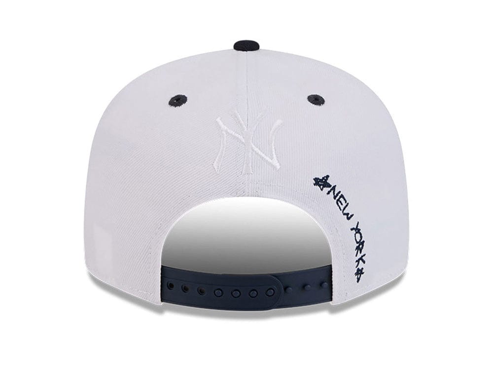 Jockey New Era 950 New York Yankees MLB Official Doodles Unisex Blanco