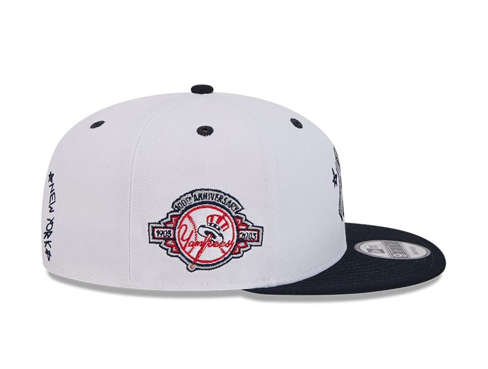 Jockey New Era 950 New York Yankees MLB Official Doodles Unisex Blanco